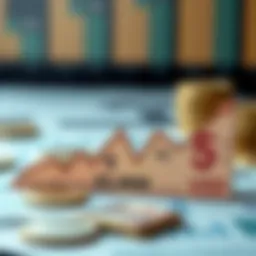 Graph depicting the fluctuation of the exchange rate between Korean Won and US Dollar