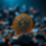 A visual representation of the AnkoCoin logo featuring blockchain elements