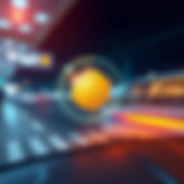 An illustration showcasing the speed of transactions in AnkoCoin