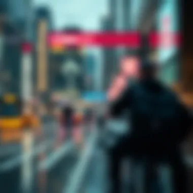 Visualization of the applications of beacon data in business