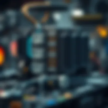 Diagram showcasing ASIC mining architecture