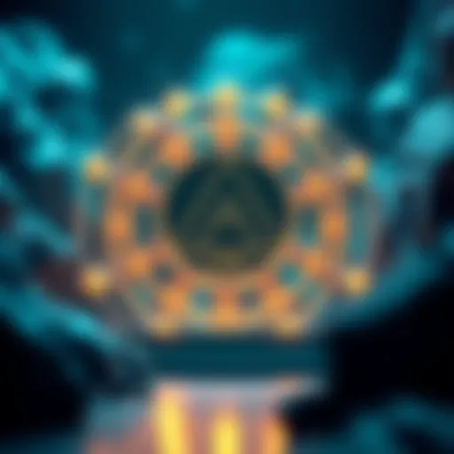 A visual representation of Avalanche Coin's blockchain architecture