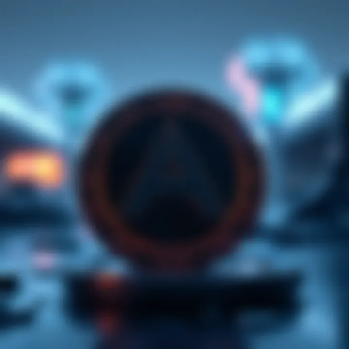 A futuristic concept image representing the future potential of Avalanche Coin