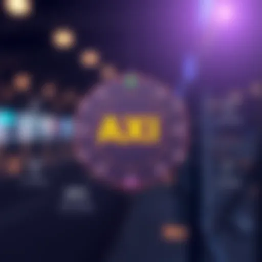 Diagram illustrating the AXI protocol architecture