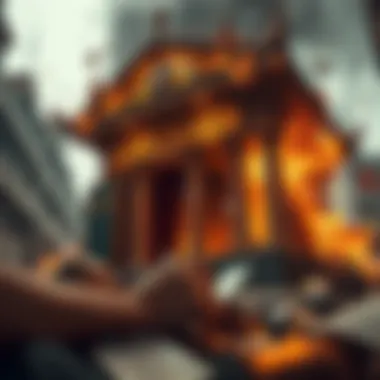 Visualization of banking collapse impact