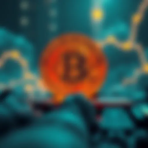 A futuristic representation of Bitcoin trends