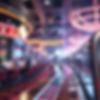 A conceptual image depicting the future of online casinos with cryptocurrencies