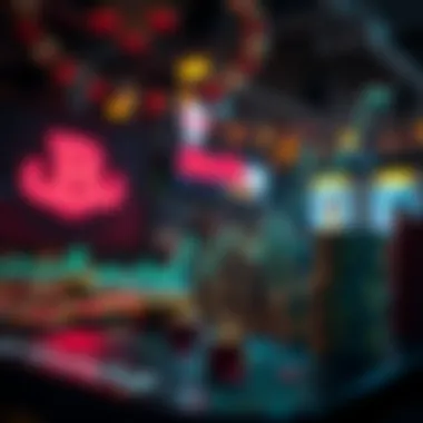 A graphical representation of market trends related to Bitcoin and gambling