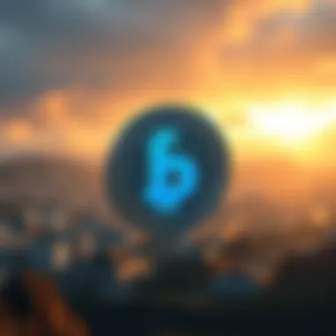 A conceptual image depicting the future forecast of BitTorrent Coin