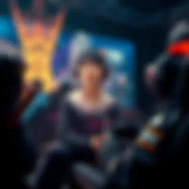 Illustration of blockchain integration in gaming platforms