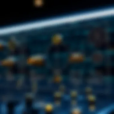 Diagram illustrating different types of blockchain nodes