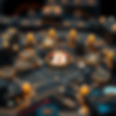 Diagram illustrating blockchain technology advancements