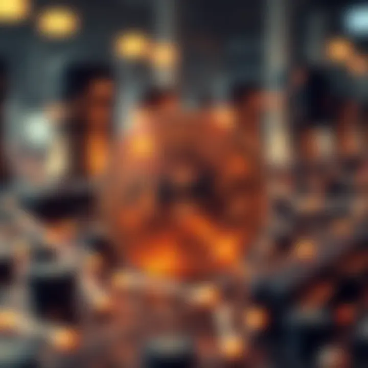 Graphical representation of blockchain technology fundamentals