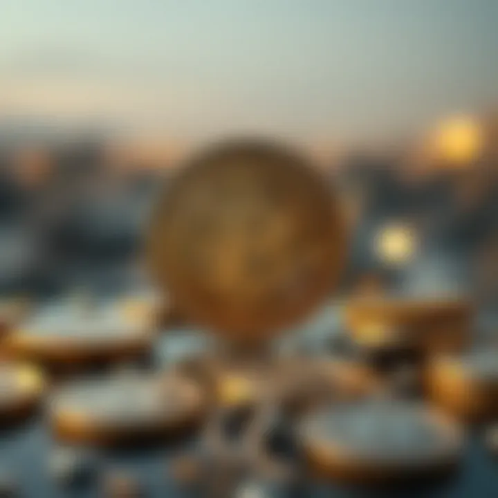 Blockchain technology symbolism