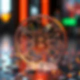 Innovative digital art representing the fusion of blockchain technology