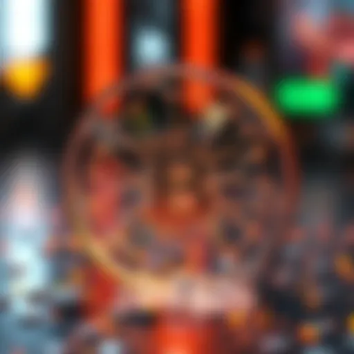 Innovative digital art representing the fusion of blockchain technology