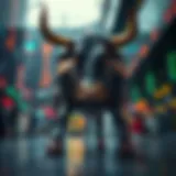 Bull symbolizing market optimism