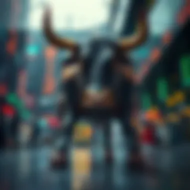 Bull symbolizing market optimism