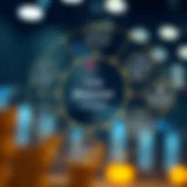 Conceptual diagram illustrating core blockchain concepts