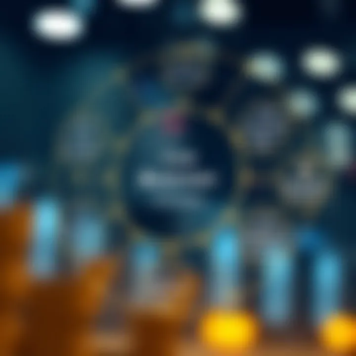 Conceptual diagram illustrating core blockchain concepts