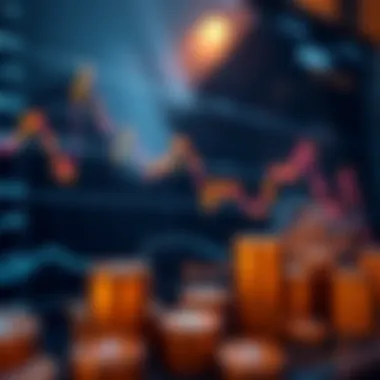 Graph illustrating cryptocurrency investment trends