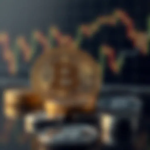 Conceptual illustration of cryptocurrency ETF