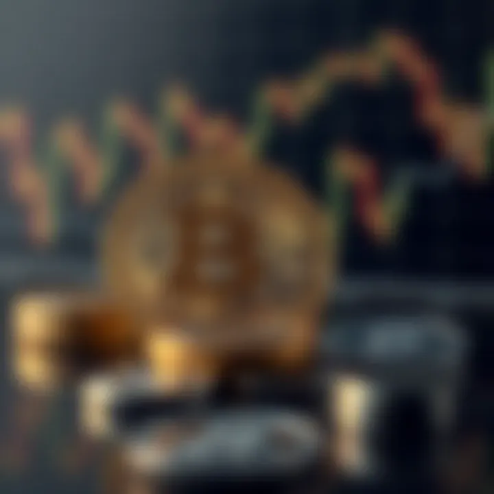 Conceptual illustration of cryptocurrency ETF