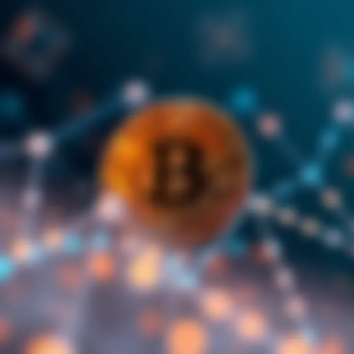 Blockchain technology concept