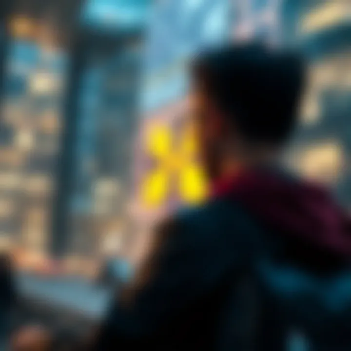 Regulatory environment illustration in cryptocurrency