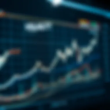 Graph showing volatility trends in the cryptocurrency market