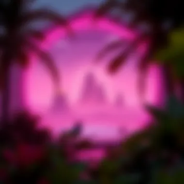 Symbolic representation of crypto paradise