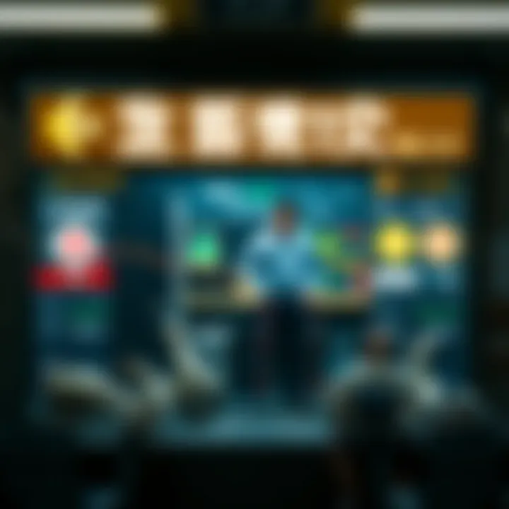 Visual representation of currency exchange concepts