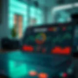 Overview of Dapp Radar's dashboard interface