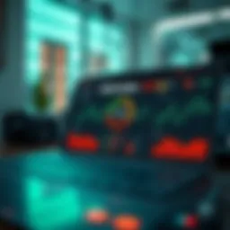 Overview of Dapp Radar's dashboard interface