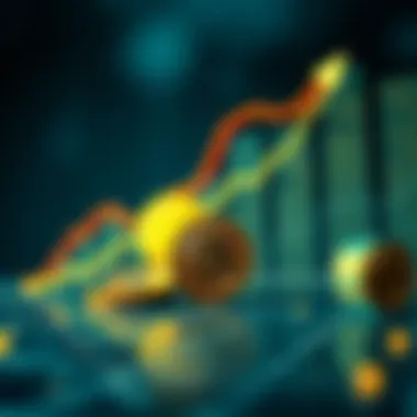 Graph showing the growth potential of cryptocurrencies