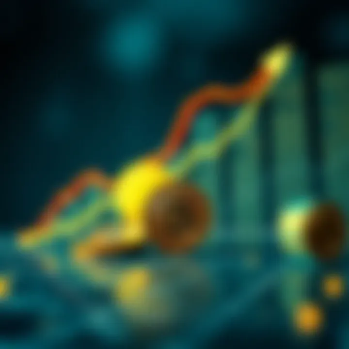 Graph showing the growth potential of cryptocurrencies