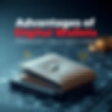 An infographic depicting the advantages of using digital wallets