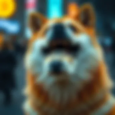 Symbolic representation of Doge in contemporary art