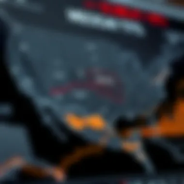 Map highlighting Mexico and the United States with economic indicators