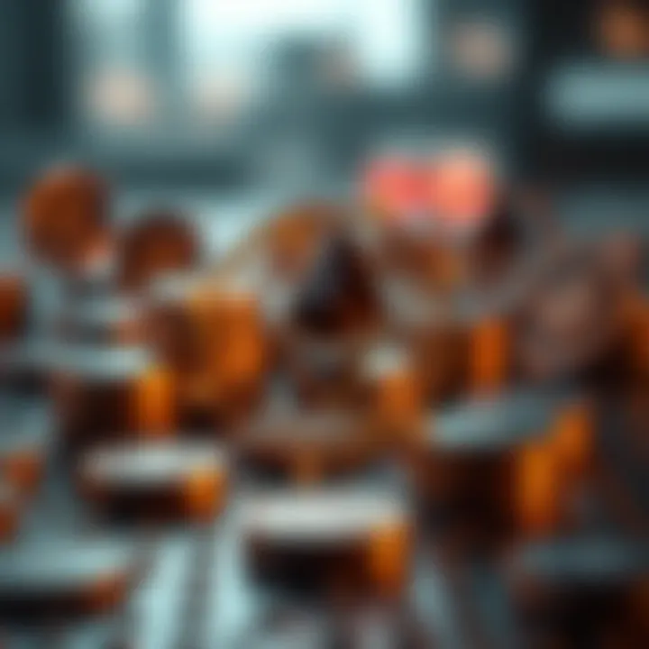 Illustration depicting Ethereum transaction fee mechanisms