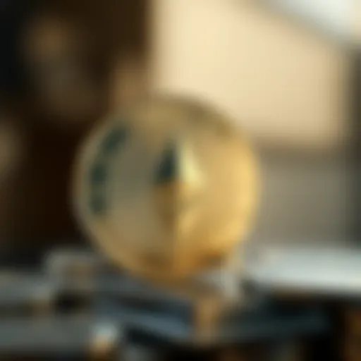 Visual representation of ETHW coin and its significance in blockchain innovation