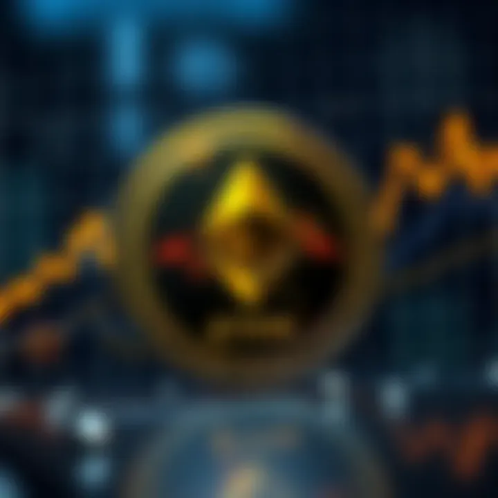 Market trends and dynamics related to ETHW coin illustrated in a graph