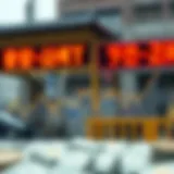 Graph showing historical fluctuations in the exchange rate between the Korean Won and the US Dollar