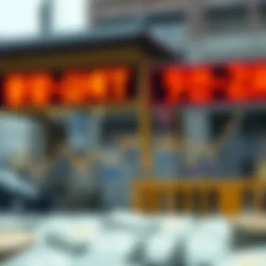 Graph showing historical fluctuations in the exchange rate between the Korean Won and the US Dollar