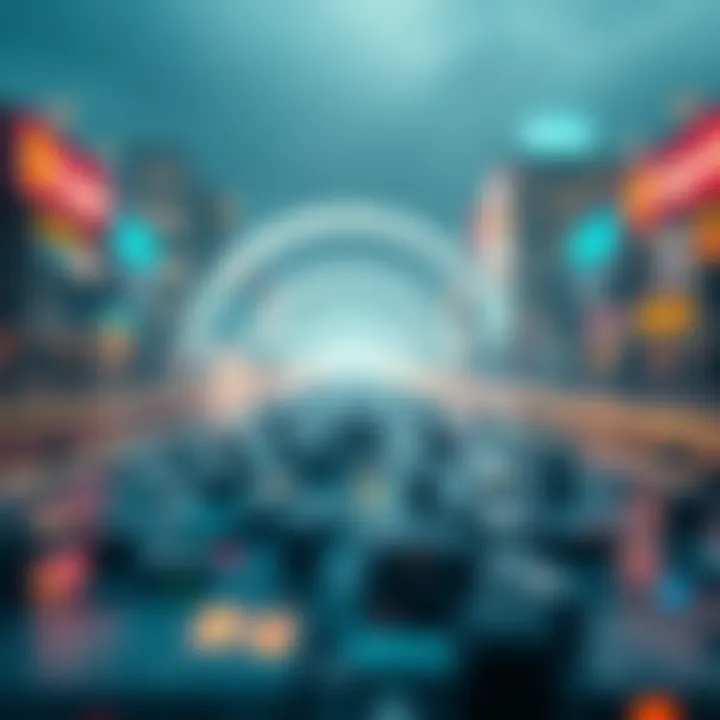 Futuristic depiction of digital assets and their potential evolution in the coming years.