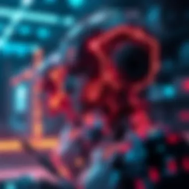 Futuristic AI technology conceptualization