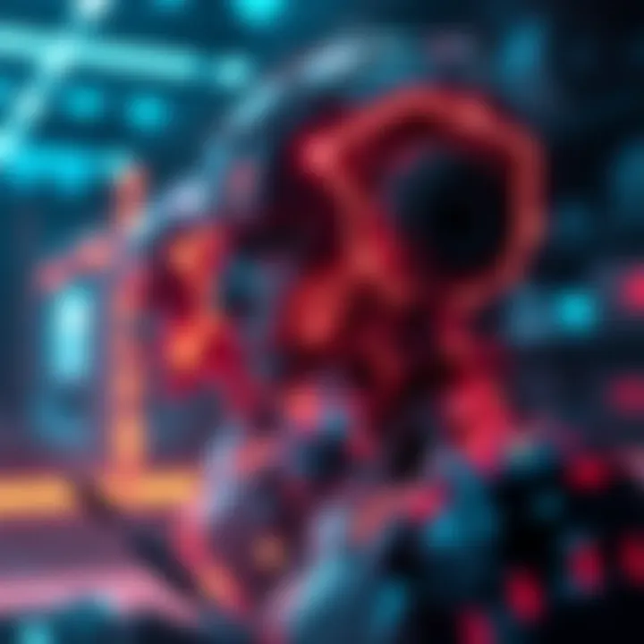 Futuristic AI technology conceptualization