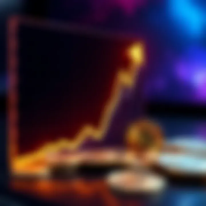 Graph showing the growth potential of cryptocurrency investments