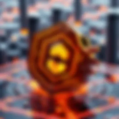 Futuristic Economic Model of Hive Coin A futuristic economic model illustration showcasing Hive Coin's potential