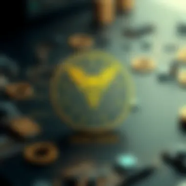 A diagram illustrating the technical components of Hive Coin